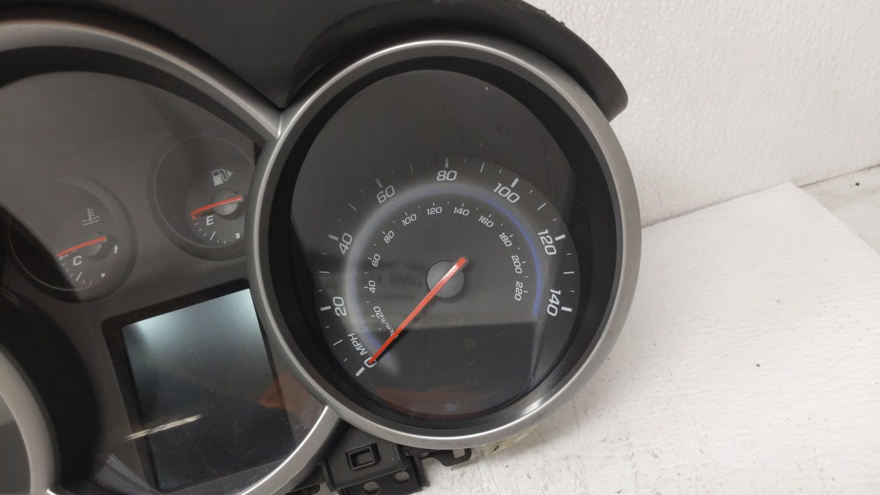 2012 Chevrolet Cruze Instrument Cluster Speedometer Gauges P/N:95940656 95487986 Fits OEM Used Auto Parts - Oemusedautoparts