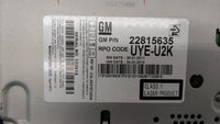 2012 Chevrolet Cruze Radio AM FM Cd Player Receiver Replacement P/N:22815635 Fits OEM Used Auto Parts - Oemusedautoparts1.co