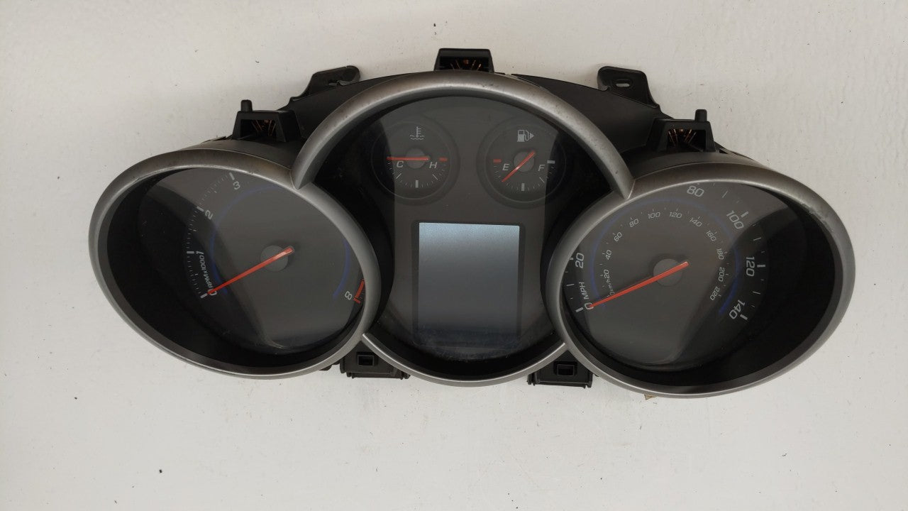 2012 Chevrolet Cruze Instrument Cluster Speedometer Gauges P/N:95940656 95487986 Fits OEM Used Auto Parts - Oemusedautoparts