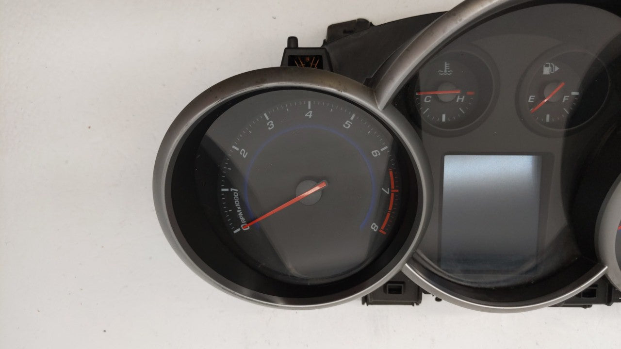 2012 Chevrolet Cruze Instrument Cluster Speedometer Gauges P/N:95940656 95487986 Fits OEM Used Auto Parts - Oemusedautoparts