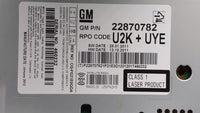 2011-2012 Chevrolet Cruze Radio AM FM Cd Player Receiver Replacement P/N:20983517 20907419, 22870782 Fits Fits 2010 2011 201