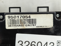 2011-2012 Chevrolet Cruze Climate Control Module Temperature AC/Heater Replacement P/N:95017054 Fits Fits 2011 2012 OEM Used