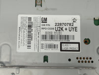 2011-2012 Chevrolet Cruze Radio AM FM Cd Player Receiver Replacement P/N:22870782 Fits Fits 2010 2011 2012 OEM Used Auto Par