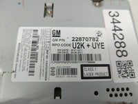 2012 Chevrolet Cruze Am Fm Cd Player Radio Receiver - Oemusedautoparts1.com
