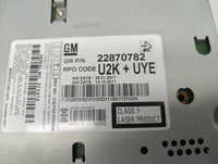2012 Chevrolet Cruze Radio AM FM Cd Player Receiver Replacement P/N:95914367 22870782, 22815634 Fits OEM Used Auto Parts - O