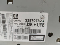 2012 Chevrolet Cruze Radio AM FM Cd Player Receiver Replacement P/N:95914367 22870782, 22815634 Fits OEM Used Auto Parts - O