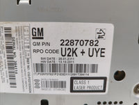 2012 Chevrolet Cruze Radio AM FM Cd Player Receiver Replacement P/N:22870782 Fits OEM Used Auto Parts - Oemusedautoparts1.co