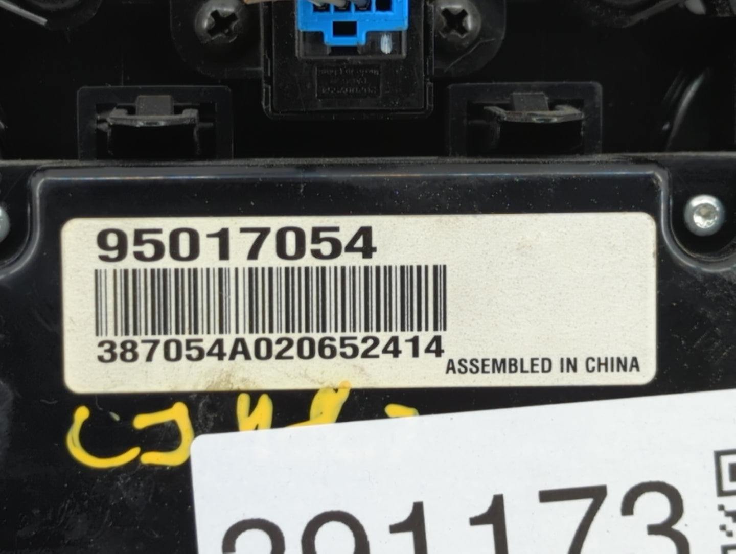 2011-2012 Chevrolet Cruze Climate Control Module Temperature AC/Heater Replacement P/N:96983927 95017054 Fits Fits 2011 2012