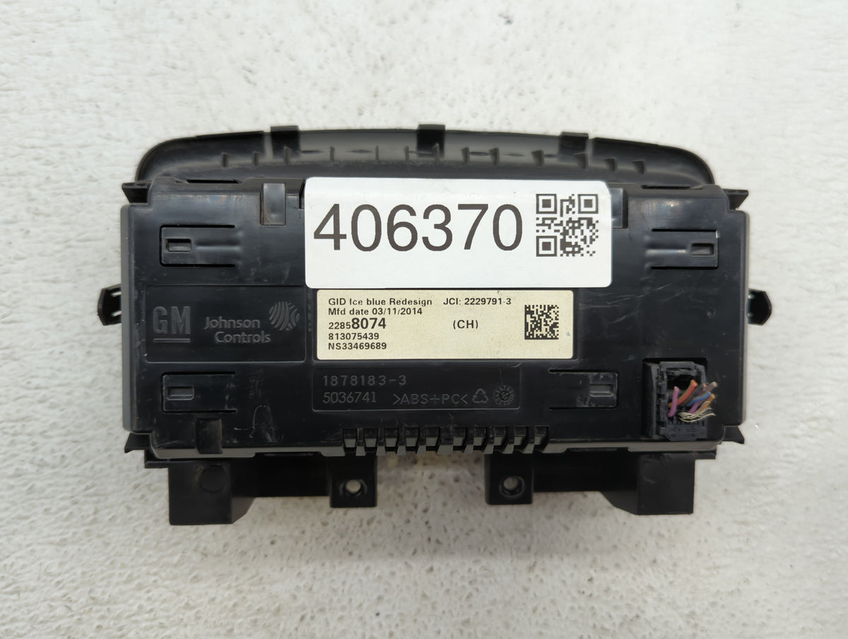 2011-2016 Chevrolet Cruze Information Radio Display Screen 406370 - Oemusedautoparts1.com
