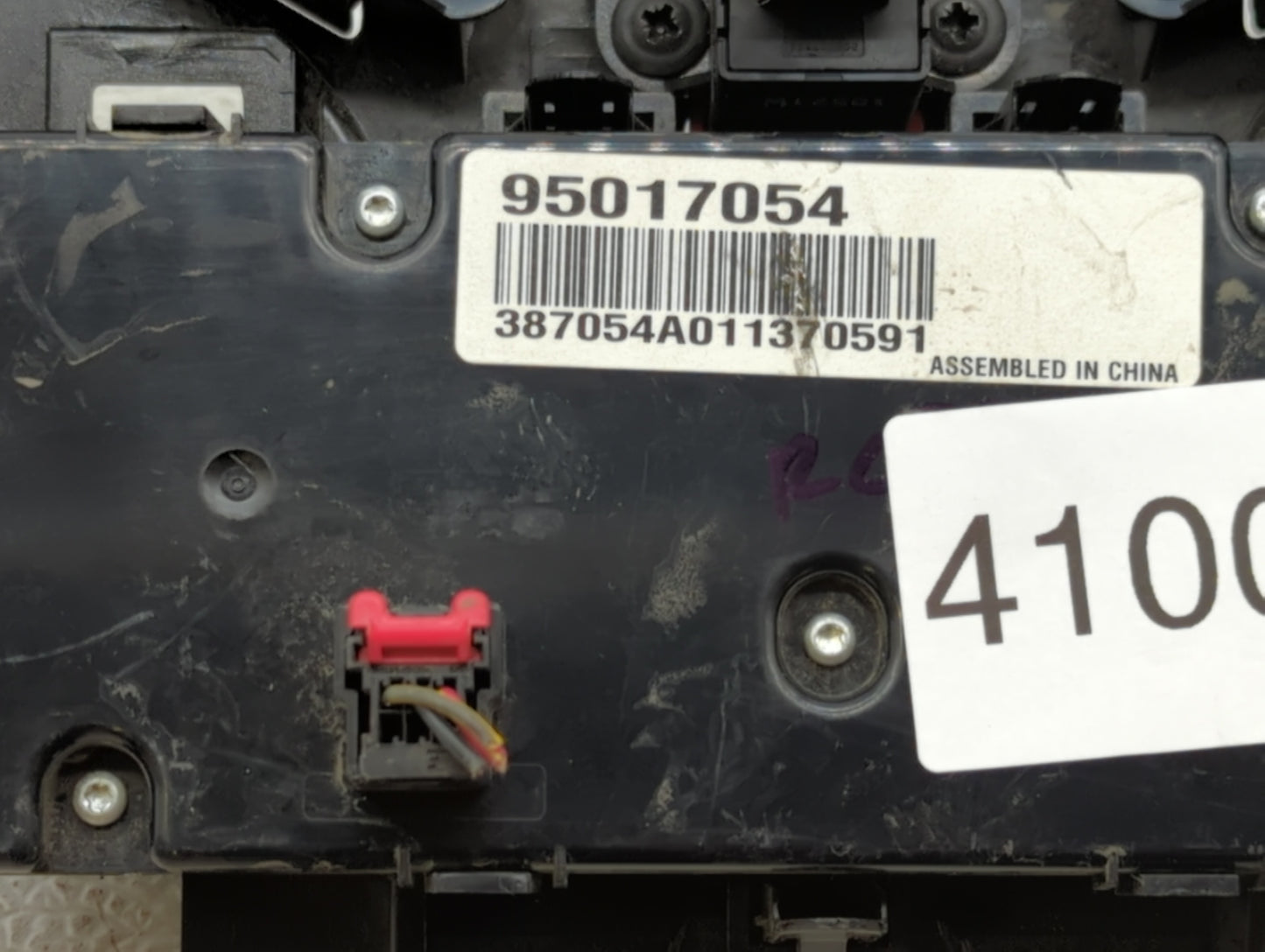 2011-2012 Chevrolet Cruze Climate Control Module Temperature AC/Heater Replacement P/N:96983927 95017054 Fits Fits 2011 2012