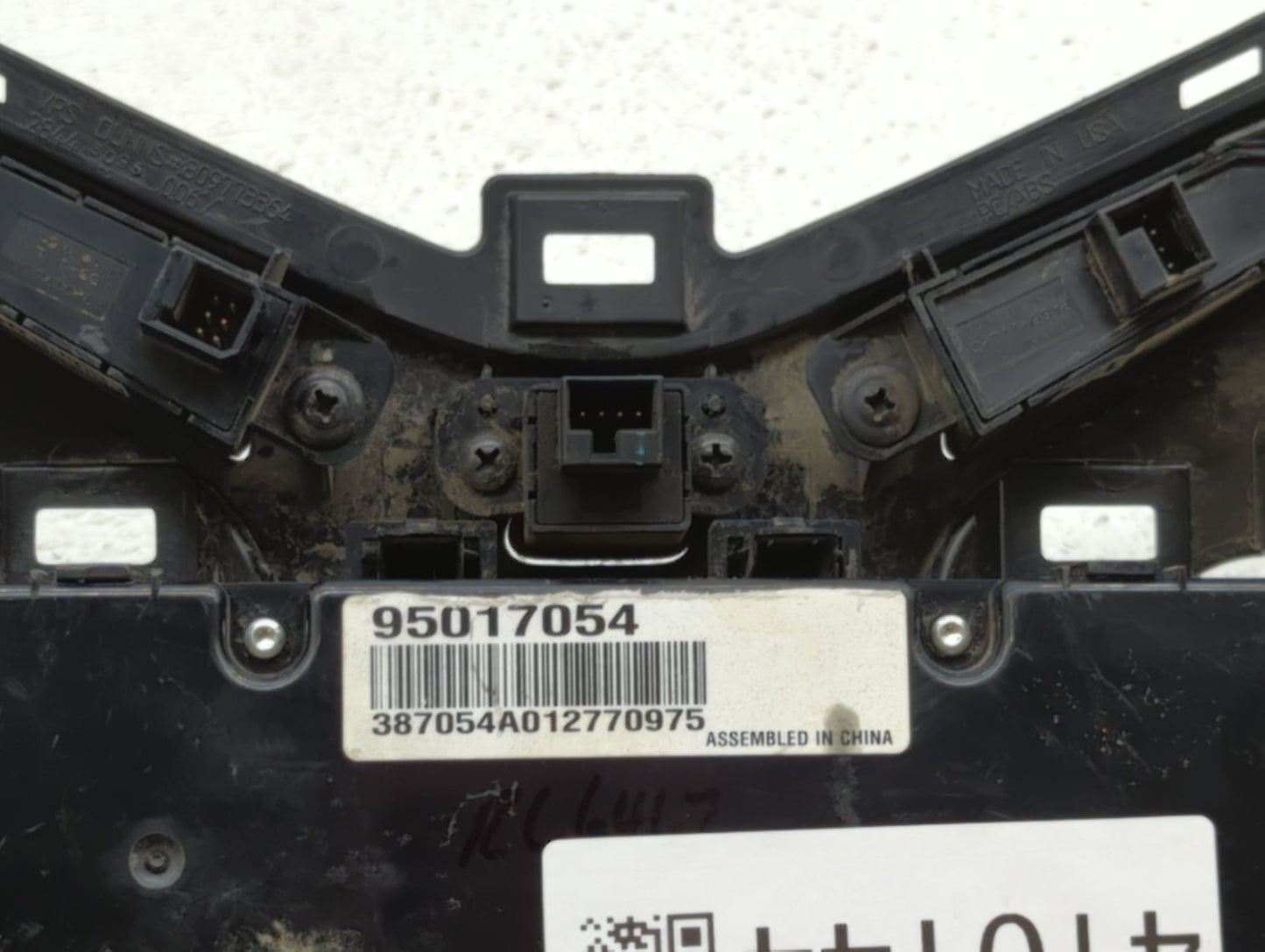 2011-2012 Chevrolet Cruze Climate Control Module Temperature AC/Heater Replacement P/N:96983927 95017054 Fits Fits 2011 2012