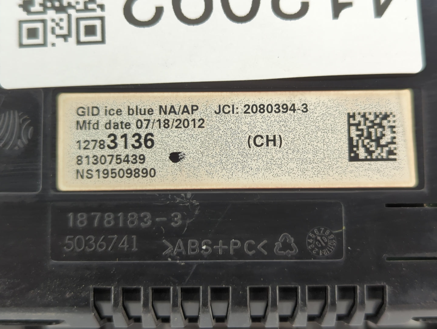 2012 Chevrolet Cruze Information Display Screen - Oemusedautoparts1.com
