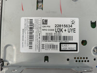 2012 Chevrolet Cruze Radio AM FM Cd Player Receiver Replacement P/N:95914367 22870782, 22815634 Fits OEM Used Auto Parts - O