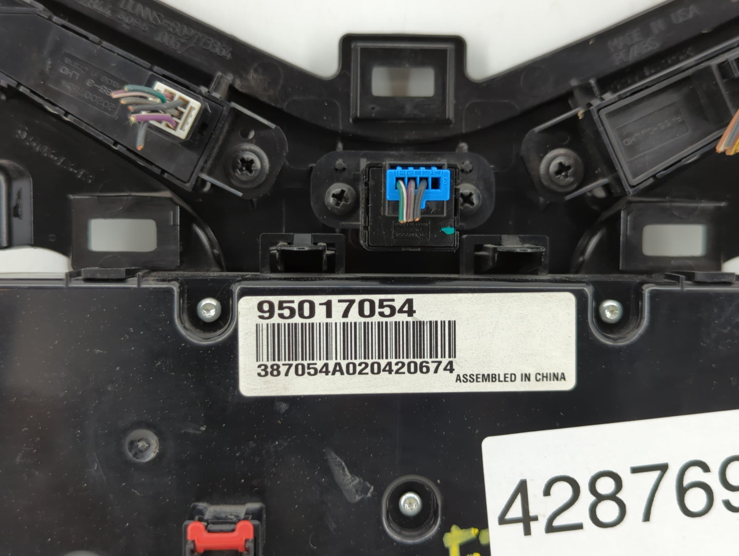 2011-2012 Chevrolet Cruze Climate Control Module Temperature AC/Heater Replacement P/N:96983927 95017054 Fits Fits 2011 2012