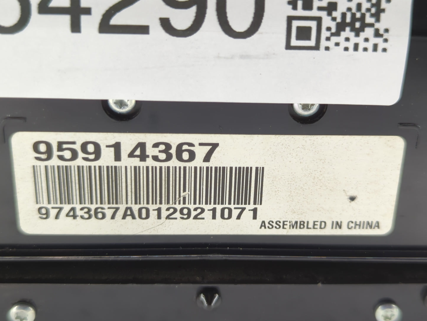 2011-2016 Chevrolet Cruze Radio Control Panel - Oemusedautoparts1.com