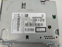 2011-2012 Chevrolet Cruze Radio AM FM Cd Player Receiver Replacement P/N:22870782 Fits Fits 2010 2011 2012 OEM Used Auto Par