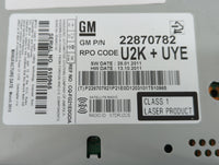 2011-2012 Chevrolet Cruze Am Fm Cd Player Radio Receiver 522627 - Oemusedautoparts1.com