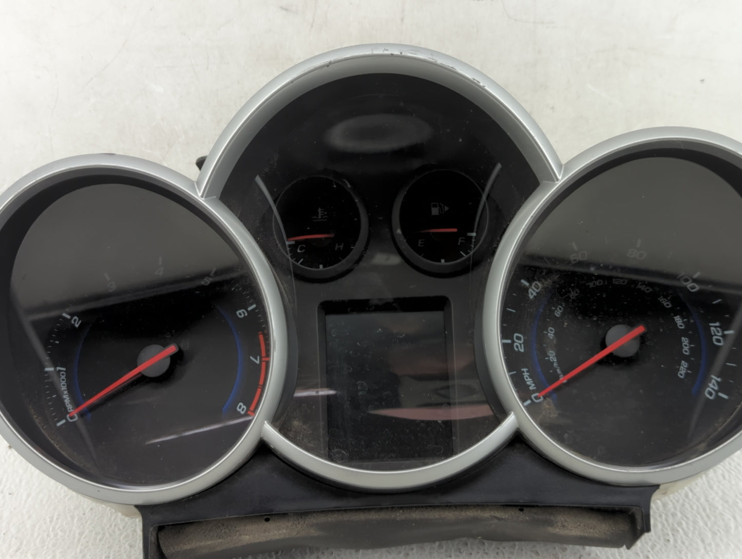 2012 Chevrolet Cruze Instrument Cluster Speedometer Gauges P/N:95487986 Fits OEM Used Auto Parts - Oemusedautoparts1.com