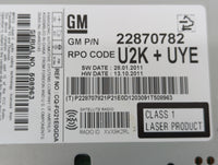 2011-2012 Chevrolet Cruze Am Fm Cd Player Radio Receiver - Oemusedautoparts1.com