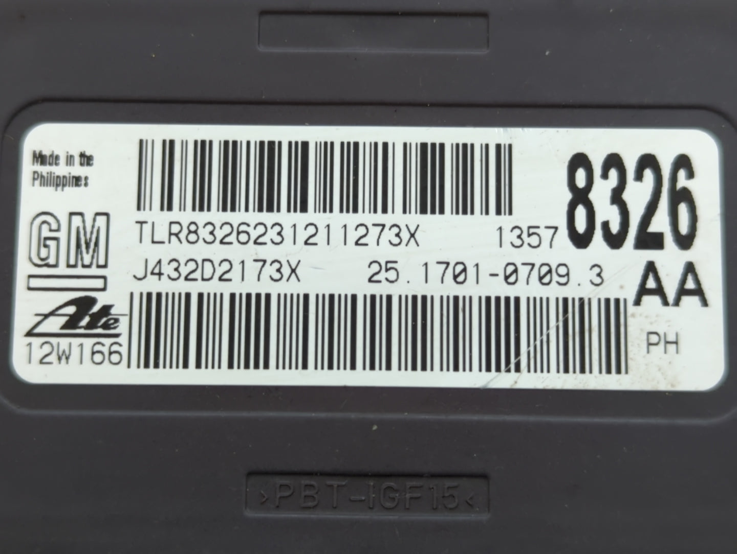 2012-2012 Chevrolet Cruze Chassis Control Module Ccm Bcm Body Control - Oemusedautoparts1.com