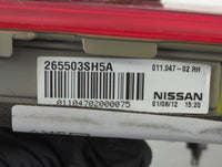 2011-2016 Chevrolet Cruze Tail Light Assembly Driver Left OEM P/N:265503SH5A Fits Fits 2011 2012 2013 2014 2015 2016 OEM Use