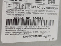 2012-2012 Chevrolet Cruze Am Fm Cd Player Radio Receiver - Oemusedautoparts1.com