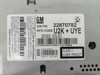 2011-2012 Chevrolet Cruze Am Fm Cd Player Radio Receiver - Oemusedautoparts1.com