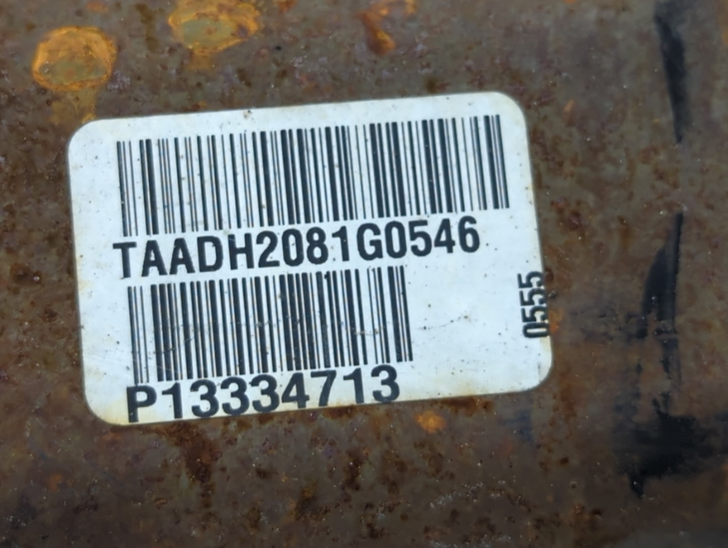 2011-2012 Chevrolet Cruze Axle Shaft Front Driver Cv C/v - Oemusedautoparts1.com