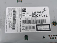 2012-2012 Chevrolet Cruze Am Fm Cd Player Radio Receiver - Oemusedautoparts1.com