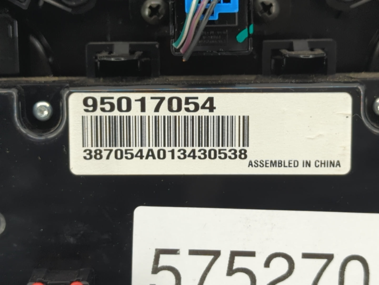 2011-2012 Chevrolet Cruze Climate Control Module Temperature AC/Heater Replacement P/N:95017054 Fits Fits 2011 2012 OEM Used