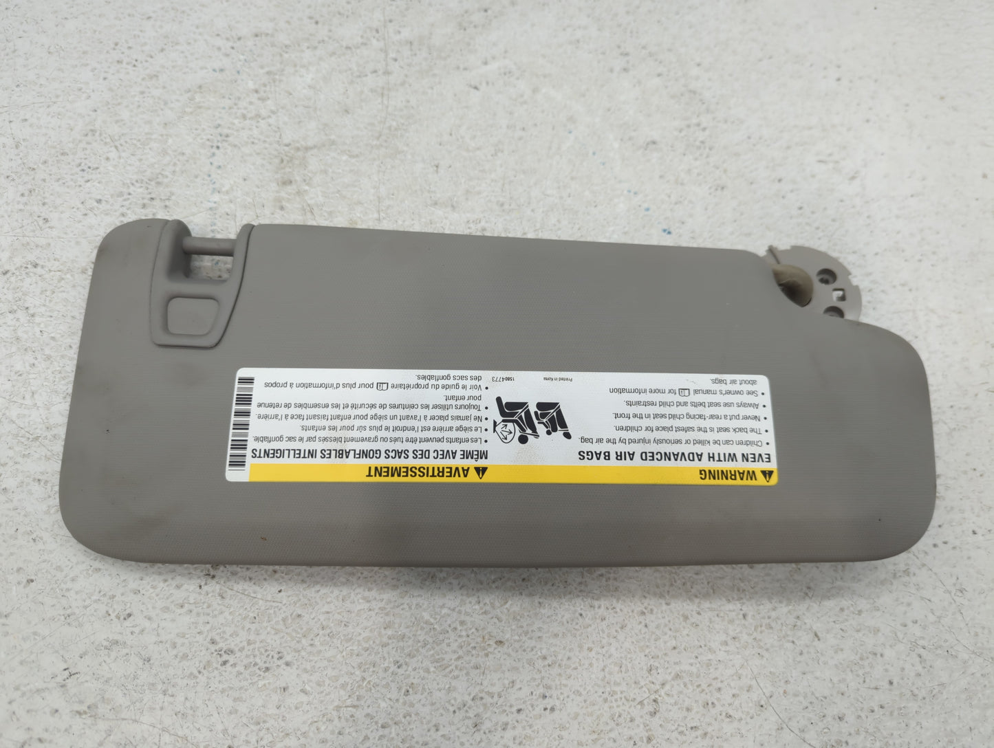 2011-2016 Chevrolet Cruze Sun Visor Shade Replacement Passenger Right Mirror Fits Fits 2011 2012 2013 2014 2015 2016 OEM Use