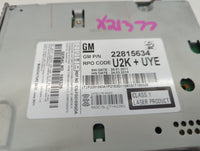 2012 Chevrolet Cruze Radio AM FM Cd Player Receiver Replacement P/N:22815634 Fits OEM Used Auto Parts - Oemusedautoparts1.co