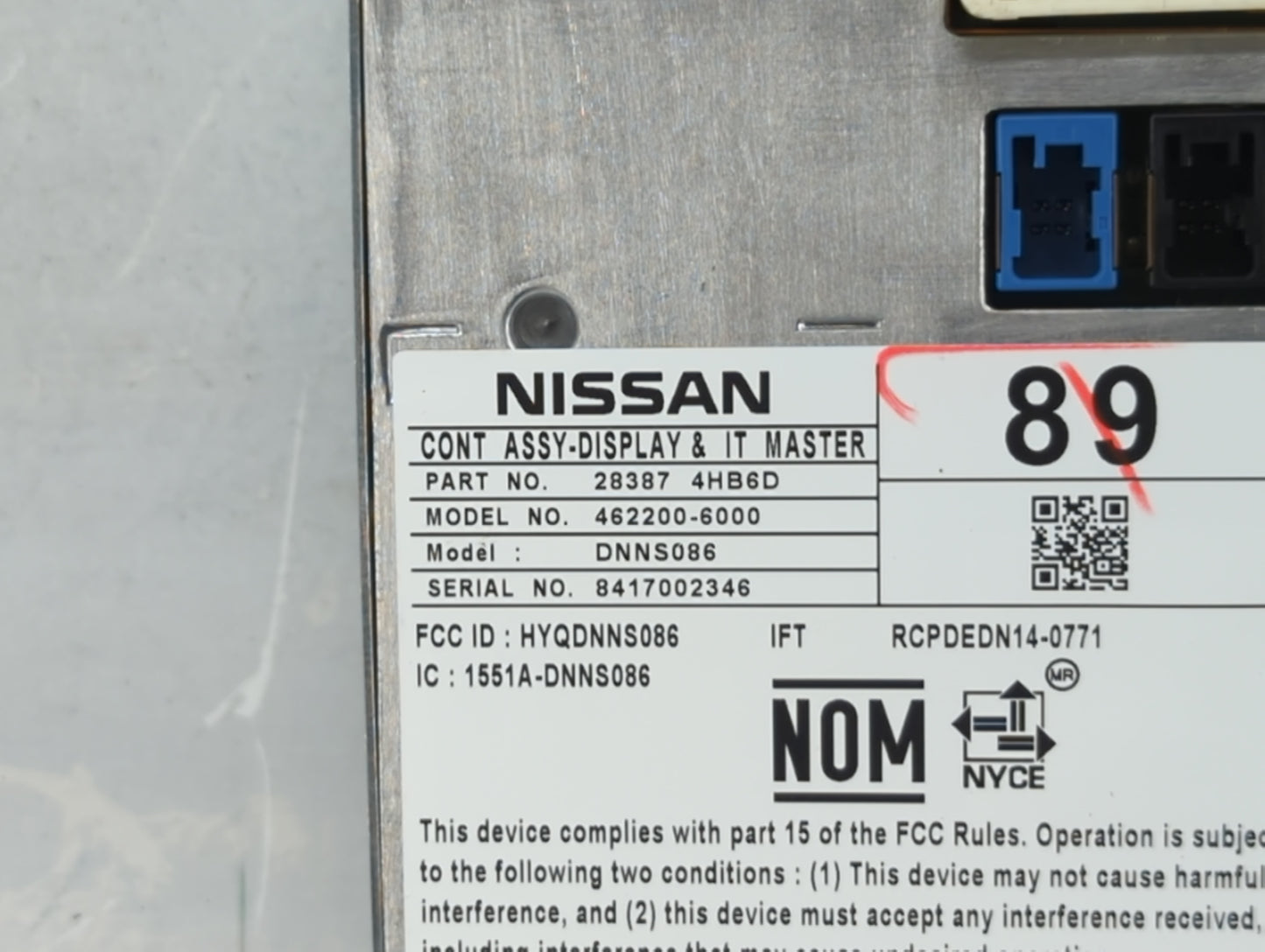 2011-2016 Chevrolet Cruze Information Display Screen - Oemusedautoparts1.com