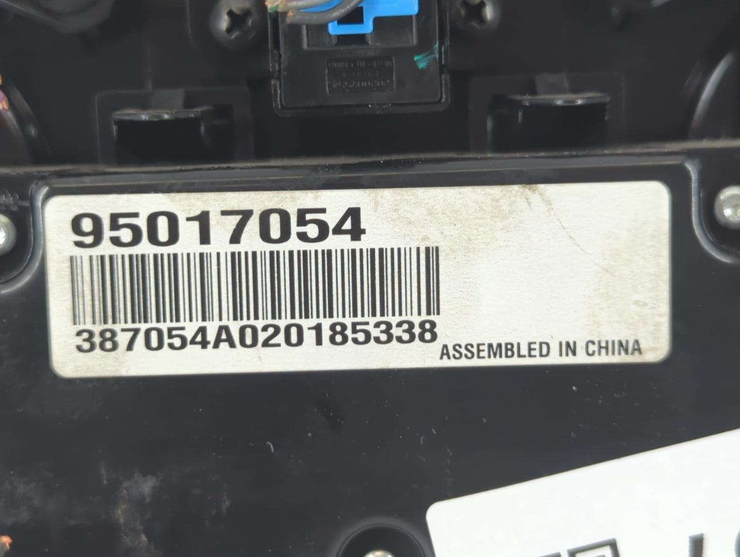 2011-2012 Chevrolet Cruze Climate Control Module Temperature AC/Heater Replacement P/N:95017054 Fits Fits 2011 2012 OEM Used