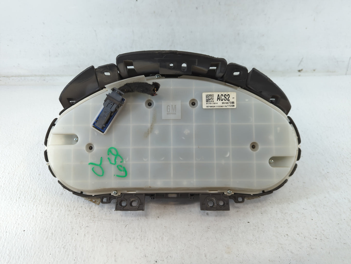 2012 Chevrolet Cruze Instrument Cluster Speedometer Gauges P/N:95487986 Fits OEM Used Auto Parts - Oemusedautoparts1.com