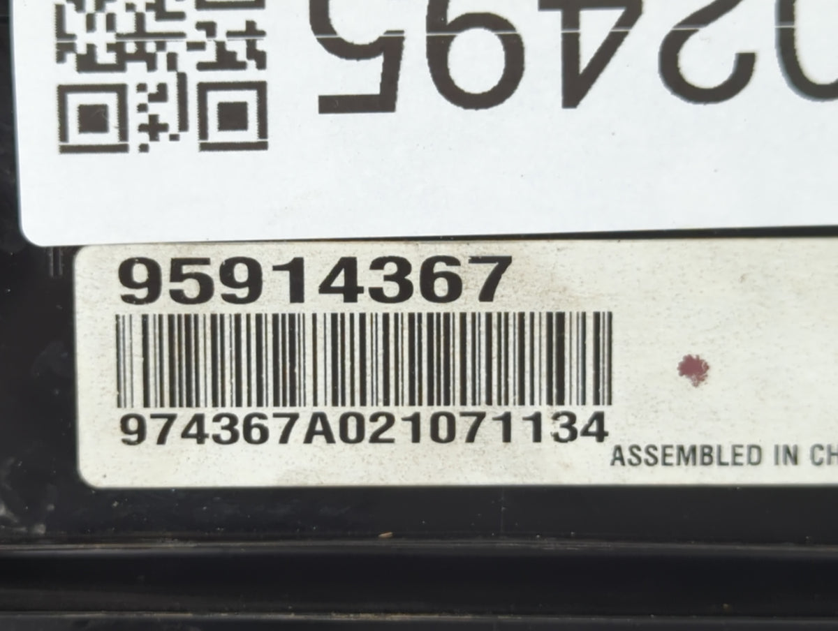 2011-2016 Chevrolet Cruze Am Fm Cd Player Radio Receiver 702495 - Oemusedautoparts1.com