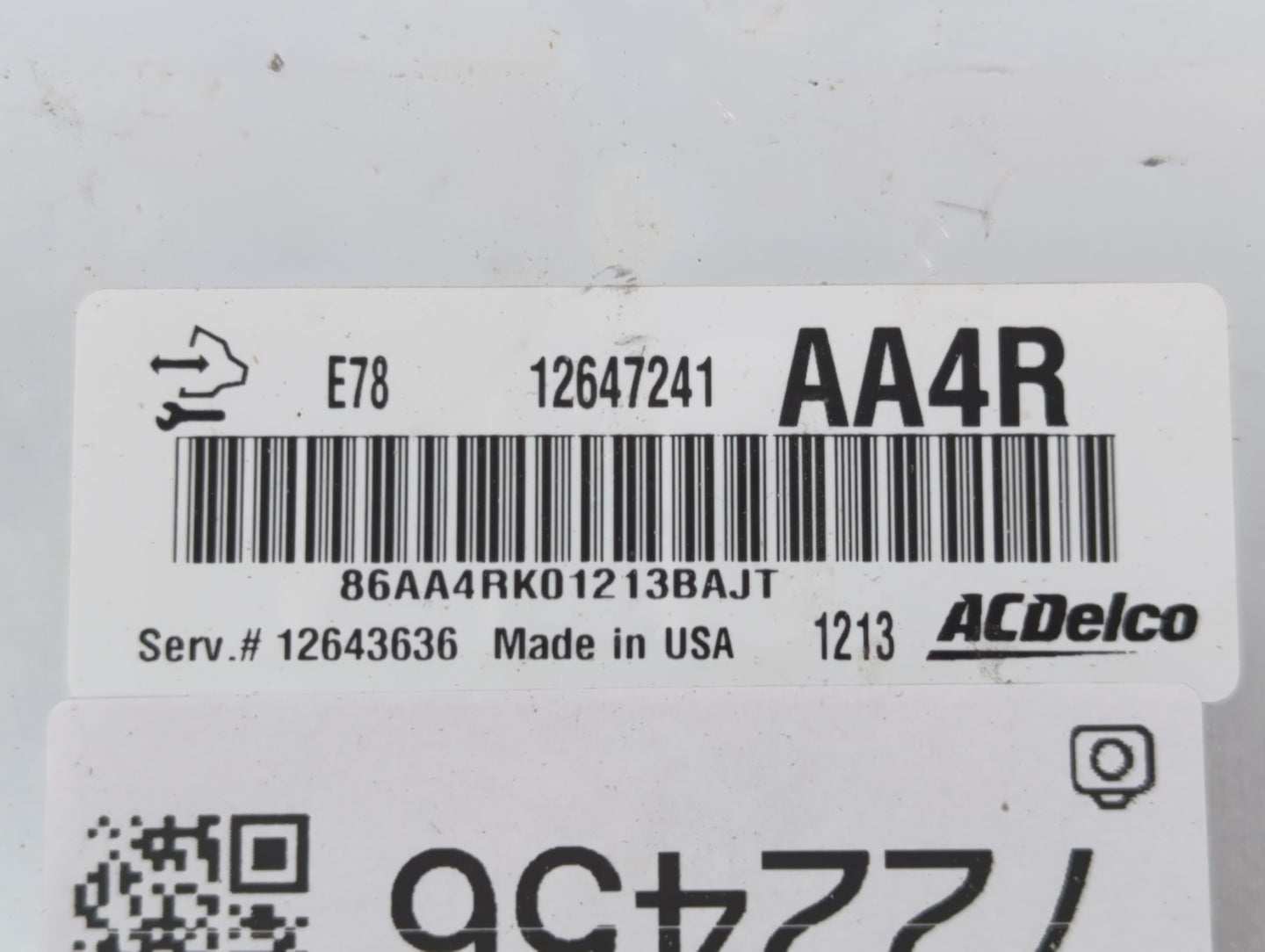 2012-2016 Chevrolet Cruze PCM Engine Control Computer ECU ECM PCU OEM P/N:12647241 Fits Fits 2011 2012 2013 2014 2015 2016 O