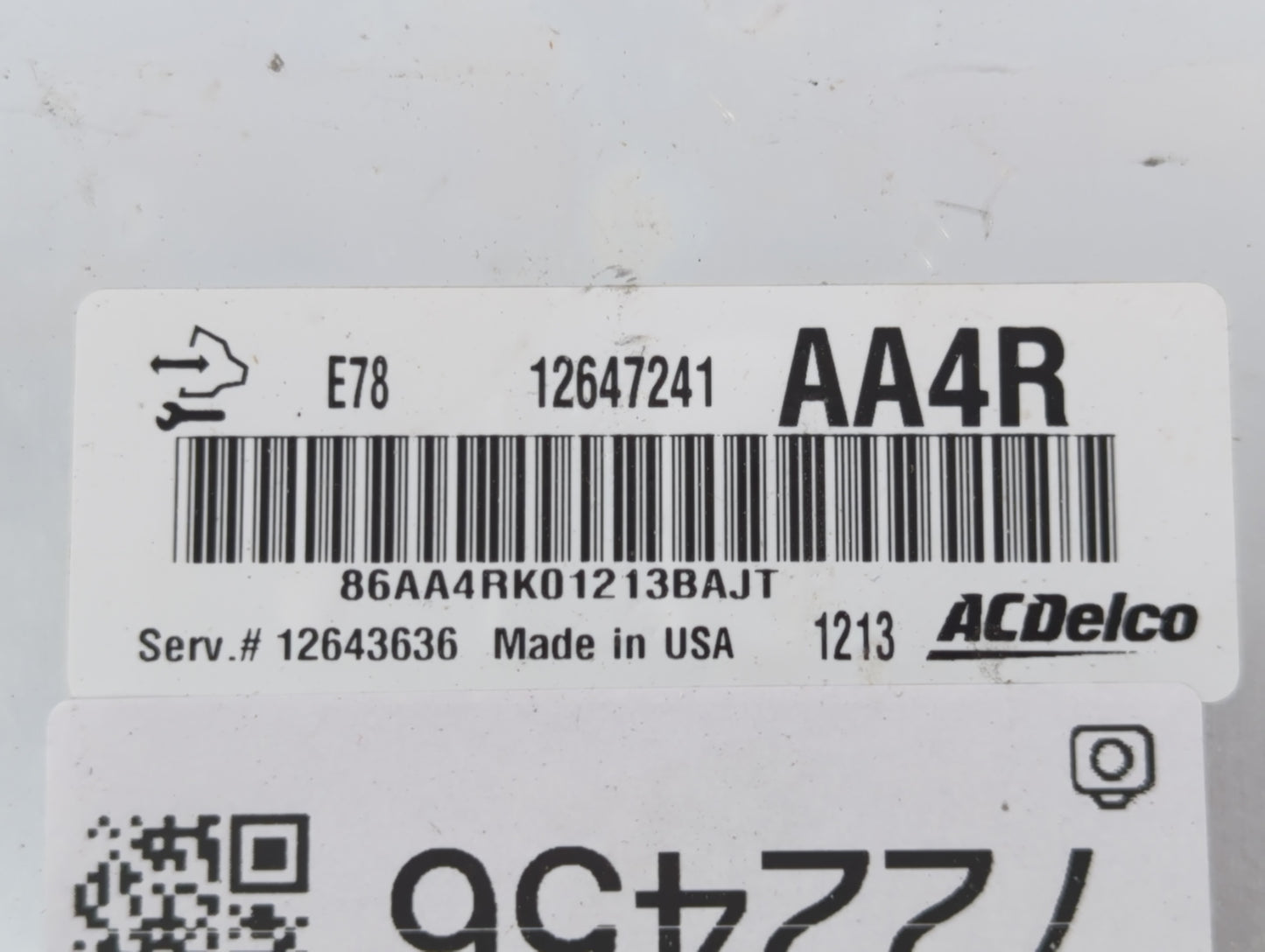 2012-2016 Chevrolet Cruze PCM Engine Control Computer ECU ECM PCU OEM P/N:12647241 Fits Fits 2011 2012 2013 2014 2015 2016 O