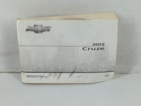 2012 Chevrolet Cruze Owners Manual Book Guide P/N:20935335 B OEM Used Auto Parts - Oemusedautoparts1.com