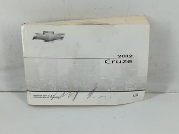 2012 Chevrolet Cruze Owners Manual Book Guide P/N:20935335 B OEM Used Auto Parts - Oemusedautoparts1.com