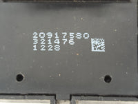 2011-2016 Chevrolet Cruze Master Power Window Switch Replacement Driver Side Left P/N:20917580 Fits OEM Used Auto Parts - Oe
