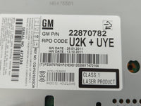 2011-2012 Chevrolet Cruze Am Fm Cd Player Radio Receiver - Oemusedautoparts1.com