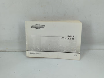 2012 Chevrolet Cruze Owners Manual Book Guide P/N:20935335 A OEM Used Auto Parts - Oemusedautoparts1.com