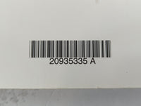 2012 Chevrolet Cruze Owners Manual Book Guide P/N:20935335 A OEM Used Auto Parts - Oemusedautoparts1.com