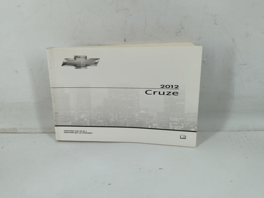 2012 Chevrolet Cruze Owners Manual Book Guide P/N:20935335 B OEM Used Auto Parts - Oemusedautoparts1.com