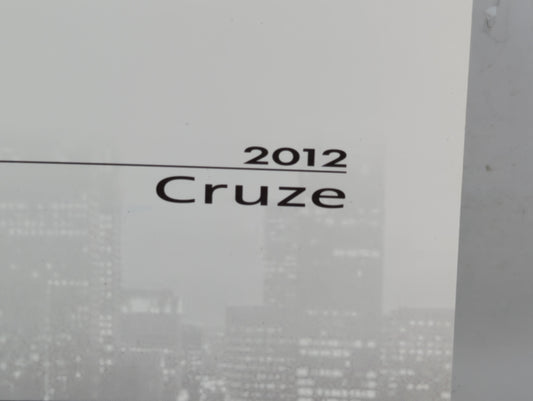 2012 Chevrolet Cruze Owners Manual Book Guide P/N:20935335 B OEM Used Auto Parts