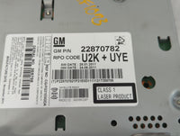 2011-2012 Chevrolet Cruze Radio AM FM Cd Player Receiver Replacement P/N:22870782 Fits Fits 2010 2011 2012 OEM Used Auto Par