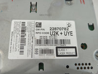 2011-2012 Chevrolet Cruze Radio AM FM Cd Player Receiver Replacement P/N:22870782 Fits Fits 2010 2011 2012 OEM Used Auto Par