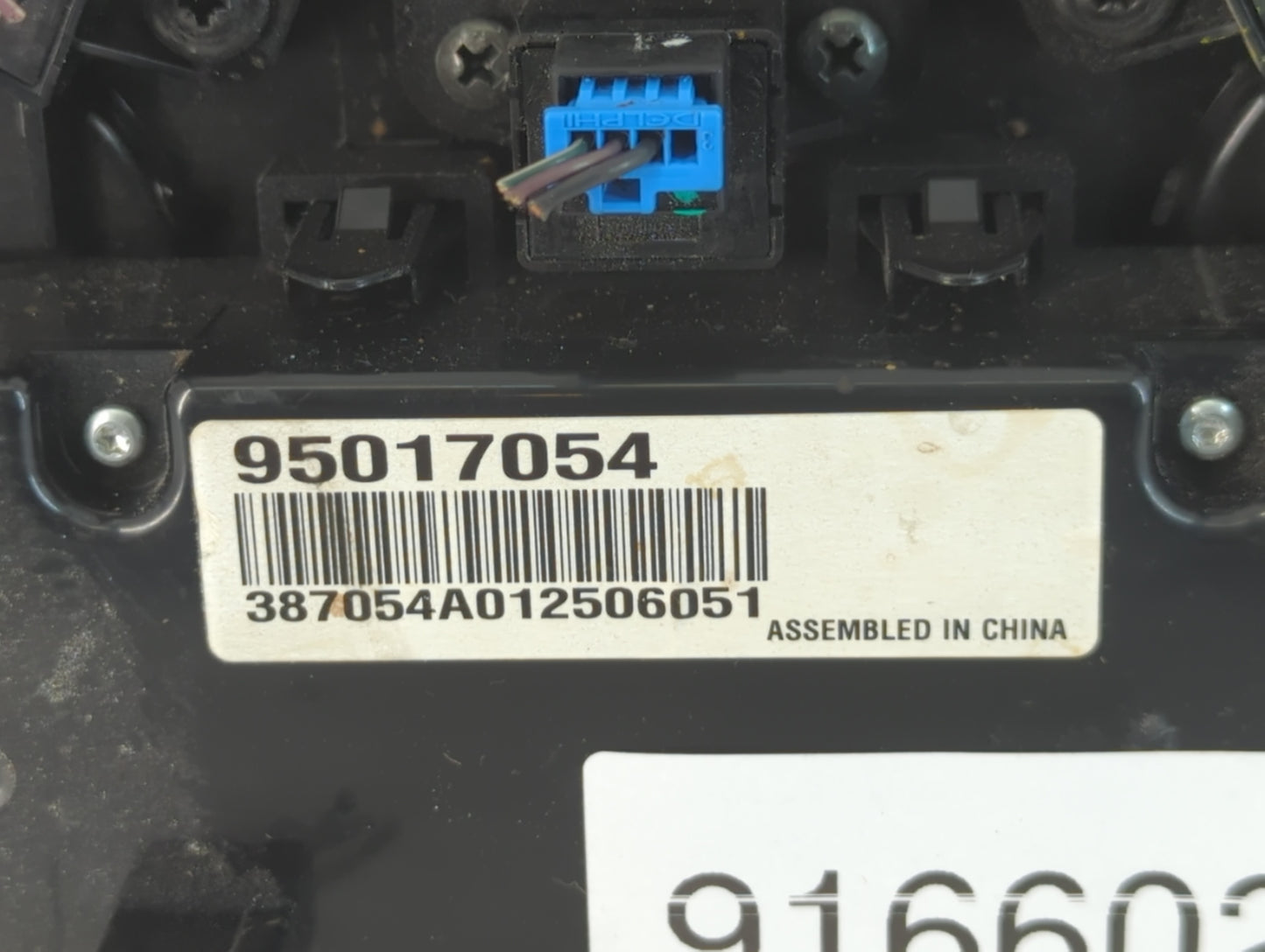 2011-2012 Chevrolet Cruze Climate Control Module Temperature AC/Heater Replacement P/N:95017054 Fits Fits 2011 2012 OEM Used