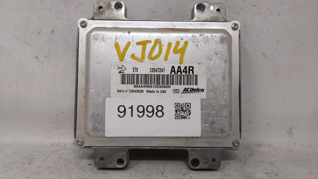 2012-2016 Chevrolet Cruze PCM Engine Control Computer ECU ECM PCU OEM P/N:12669325 12669749 Fits OEM Used Auto Parts - Oemus